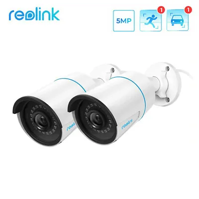 Reolink 5MP POE In/Outdoor Surveillance Security IP Camera Human Car Detection • $92.39