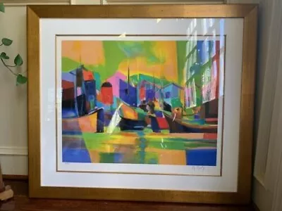 Marcel Mouly  Port En Norvege  Signed Lithograph 2005 • $3950