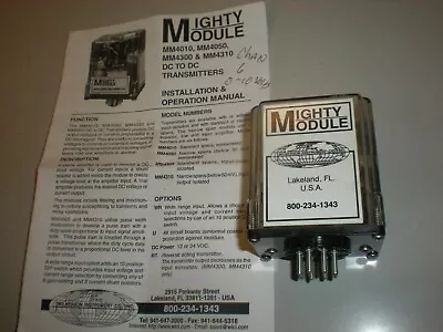 Mighty Module MM4300 DC To DC Transmitter - Octal Base - 115VAC • $9.99