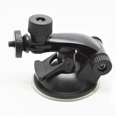 1/4  Screw Windshield Bracket Holder Suction Cup In Car Camera Video Recorder • $7.49