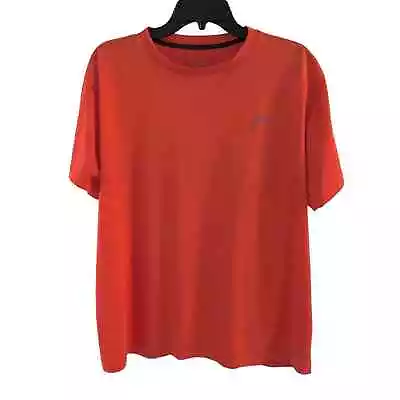 HEAD Men's L Large Jersey Athletic Tee Shirt Crew Neck Short Sleeve Orange  • $12.99