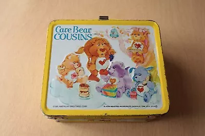 Vintage 1985 Aladdin Care Bear Cousins  Metal Lunch Box • $19.99