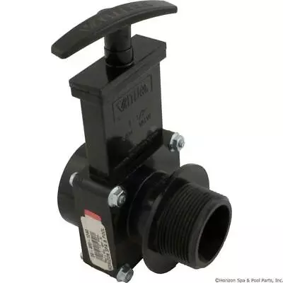 Valterra Gate Valve 3 Pc Valterra 1-1/2 S X 1-1/2 Mpt 45psiBlack (7105) • $21.99