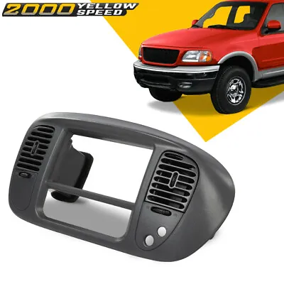 Fit For 97-03 Ford F150 Expedition Gray Center Dash Radio A/C Vent Air Bezel  • $27.64