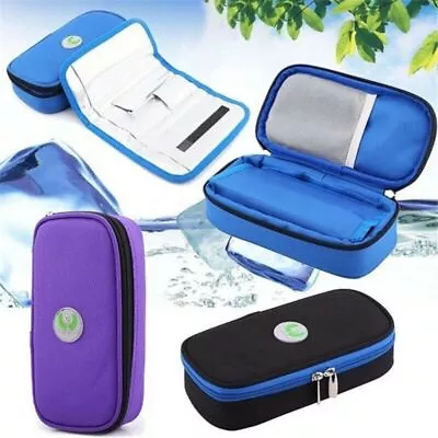 Diabetic Pocket Medicla Cooler Travel Case Insulin Cooling Bag Pill Protector • £4.65