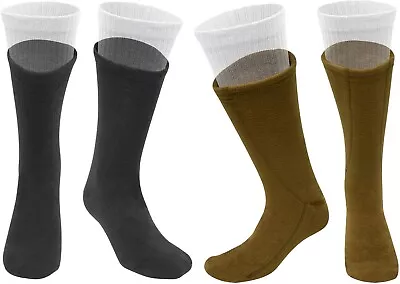 Polar Fleece Boot Over Sock Liners Warm Comfy Cold Weather Feet Protection • $18.99