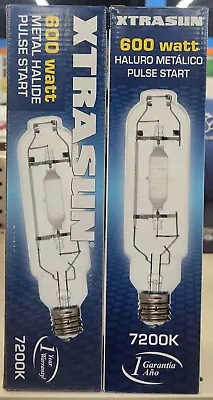 Xtrasun 600 Watt MH Metal Halide Bulb 2 Pack Lot New • $109