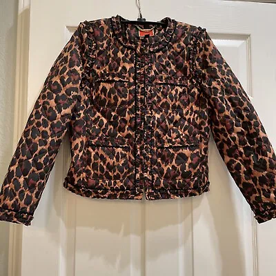 J.Crew Women's Size 4 Leopard Print Quilted Coat Jacket • $54.99