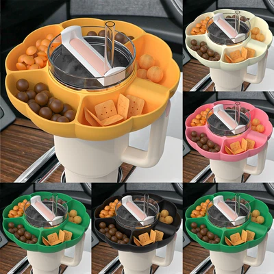 Silicone Snack Tray For Stanley 40 Oz Tumbler With Handle Snack Bowl Snack Ring • $15.45