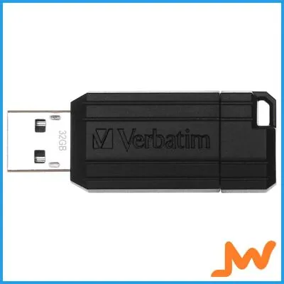 Verbatim Pinstripe - USB Drive 32GB Black • $13