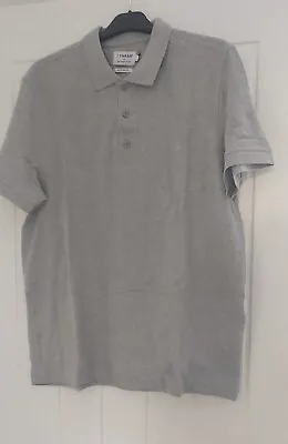 Farah Mens Cove SS Polo Shirt Top Grey Size L Short Sleeve New See Description  • £12.69