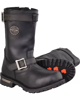 Milwaukee Leather Men's 11" Classic Engineer Boot - Wide - MBM9020W • $152.99