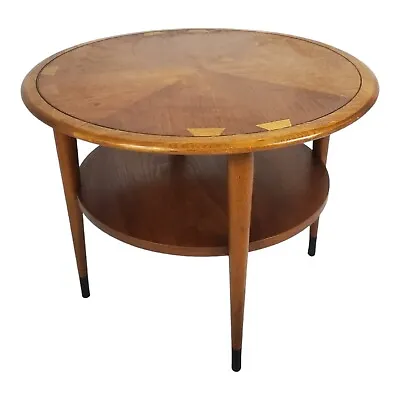 Vtg Lane Acclaim Coffee Table Dovetailed Andre Bus Design 2 Tier Mid-Century • $350