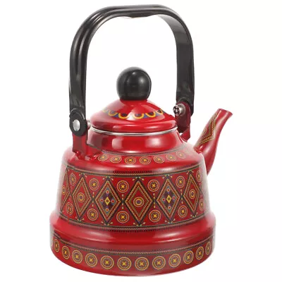 Electric Vintage Tea Kettle Vintage Enamel Teapot Indoor Serving Boiling • $30.39