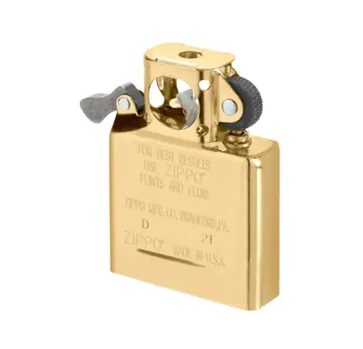 Genuine Zippo Butane Pipe Lighter Insert - Gold Flashed • £24.99