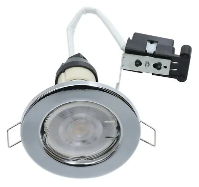 20 X Gu10 Mains 240 Volt Halogen Led Recessed Downlight Spotlight Downlighter • £37.10