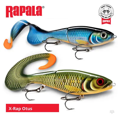£16.75 • Buy Rapala X-Rap Otus Lures - Pike Muskie Zander Catfish Predator Fishing Tackle