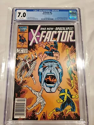 X-Factor #6 (July 1986 Marvel) CGC Grade 7.0 Newsstand  • $44.10