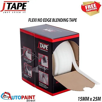 J TAPE FLEXI NO EDGE BLENDING TAPE 15MM X 25M JTAPE MASKING FOAM  1018.1525 • £29.79