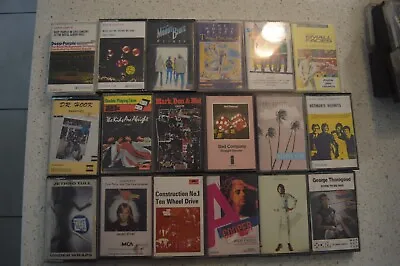 Massive Rock Cassette Collection! Led Zeppelin The Who Deep Purple Tom Petty • $110