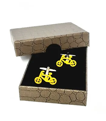 £9.95 • Buy Bike Bicycles Cycling Cyclists Cufflinks Men's Dads Fathers Day +Box 209