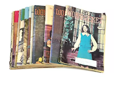 Lot Of 14 Vintage 1968-1975 The Workbasket Magazine Home Arts Sewing Crochet • $27.99