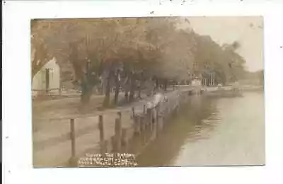 Real Photo Postcard Post Card Michigan City Indiana Ind In Down The Harbor • $7.50