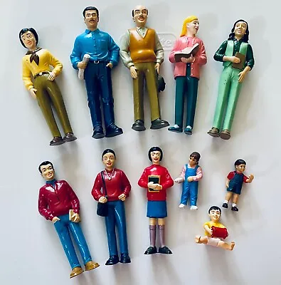 Lakeshore Learning PVC Figures Family & Community DOLLS Vintage Lot Of 11 • $18.95