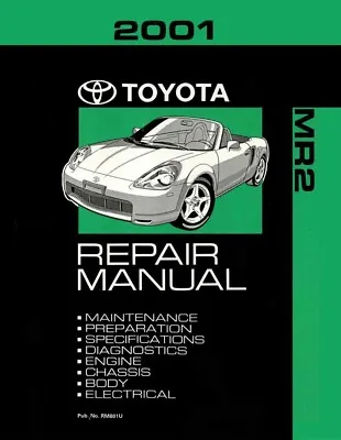 2001 Toyota MR-2 Shop Service Repair Manual Book Engine Drivetrain OEM • $177.99