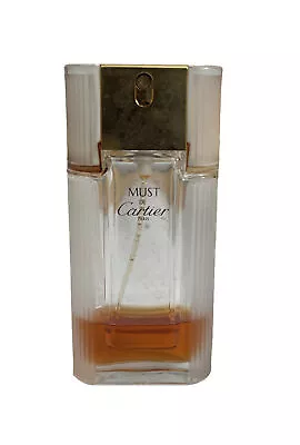 Must De Cartier Paris EDT Spray 1.6oz 50ml Vintage 10% Full • $24.95