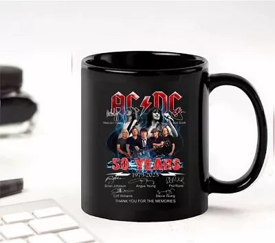 £13.42 • Buy AC DC 50 Years Anniversary 1973 2023 The Memories Coffee Mug