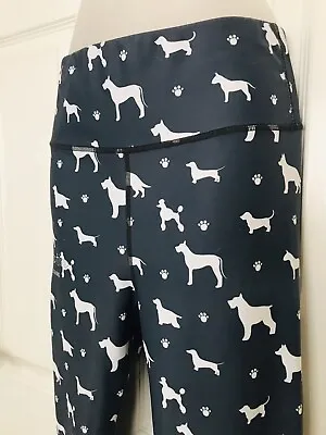 Active Woman Dog Lover Leggings Cani Sport Run Gym Greylabel Xs See Measurements • £10