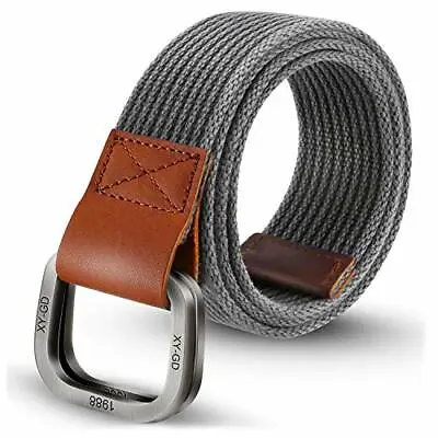 ITIEZY Men's Canvas Belt Cloth Belt Double D Ring  Assorted Sizes  Colors  • $21.25