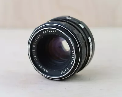 Exakta Mount  Meyer Optik Gorlitz Oreston 50mm F1.8 Prime Lens • £29
