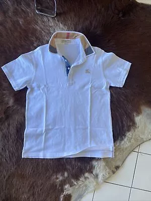 Burberry Mens Polo Shirt Large’ Nice Original Check  .. Authentic/ Genuine • $60