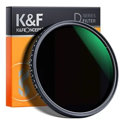 K&F Concept 52mm Variable Netural Density Filter ND8-ND2000 Multi-Layer Coating • $54.14