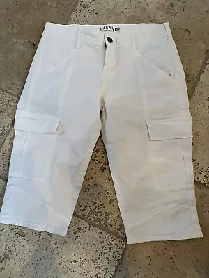 J Brand White Houlihan Shorts With Pockets Women's Size 26 • $18