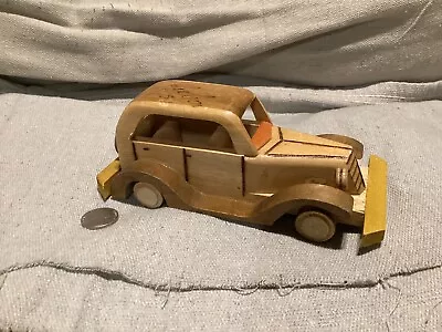 1929 Mercedes Handmade Souvenir Wooden Car Collectible • $15