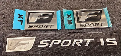 Black / Grey Lexus Oem Factory Fender F-sport Emblem Set Is Series • $82.48