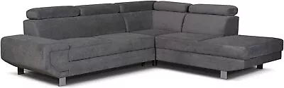 £749 • Buy Stylish And Functional Corner Grey Color Sofa Bed With Storage - Premium Quality