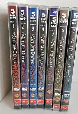 The Vampire Diaries DVD Set TV Show Seasons 1 - 7 MA15+ Region 4 (c753) • $50