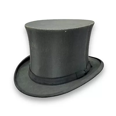 Vintage Stovepipe Top Hat Steampunk Style By Boyd-Richardson Co. Mens Size 7 1/4 • $124.99