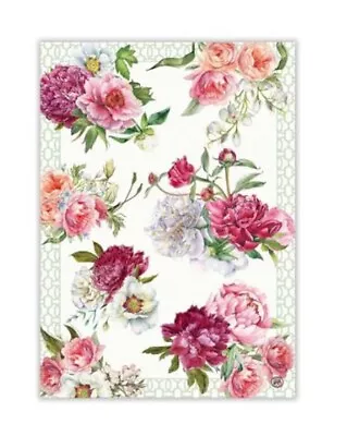 Michel Design Works Kitchen Towel Blush Peony (810375) • $15.99