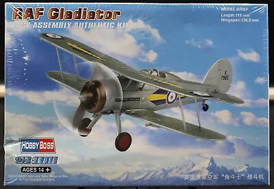 Hobby Boss 1/72 Raf Gloster Gladiator • $12.95