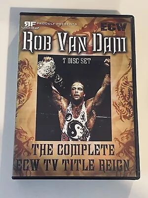 ECW Rob Van Dam The Complete ECW Tv Title Reign 7 Disc DVD Set Wrestling  • £55