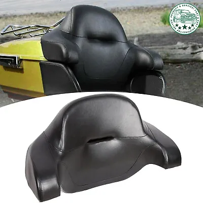 $65.20 • Buy Wrap-around King Tour Pak Trunk Pack Backrest Pad For 14-22 Harley Touring Model
