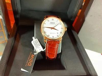 Mido Baroncelli II Automatic White Dial Men's Watch M86002268 • $490