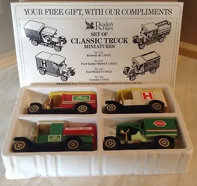 Readers Digest Set Of Classic Truck Miniatures New In Box • £3.50