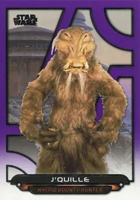 Star Wars Galactic Files 2018 Purple [99] Base Card ROTJ-29 J'Quille • £4.19