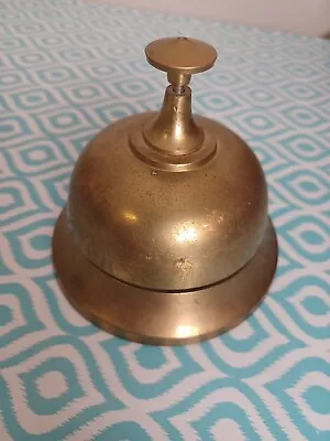  Vintage Brass Front Desk Bell • $20